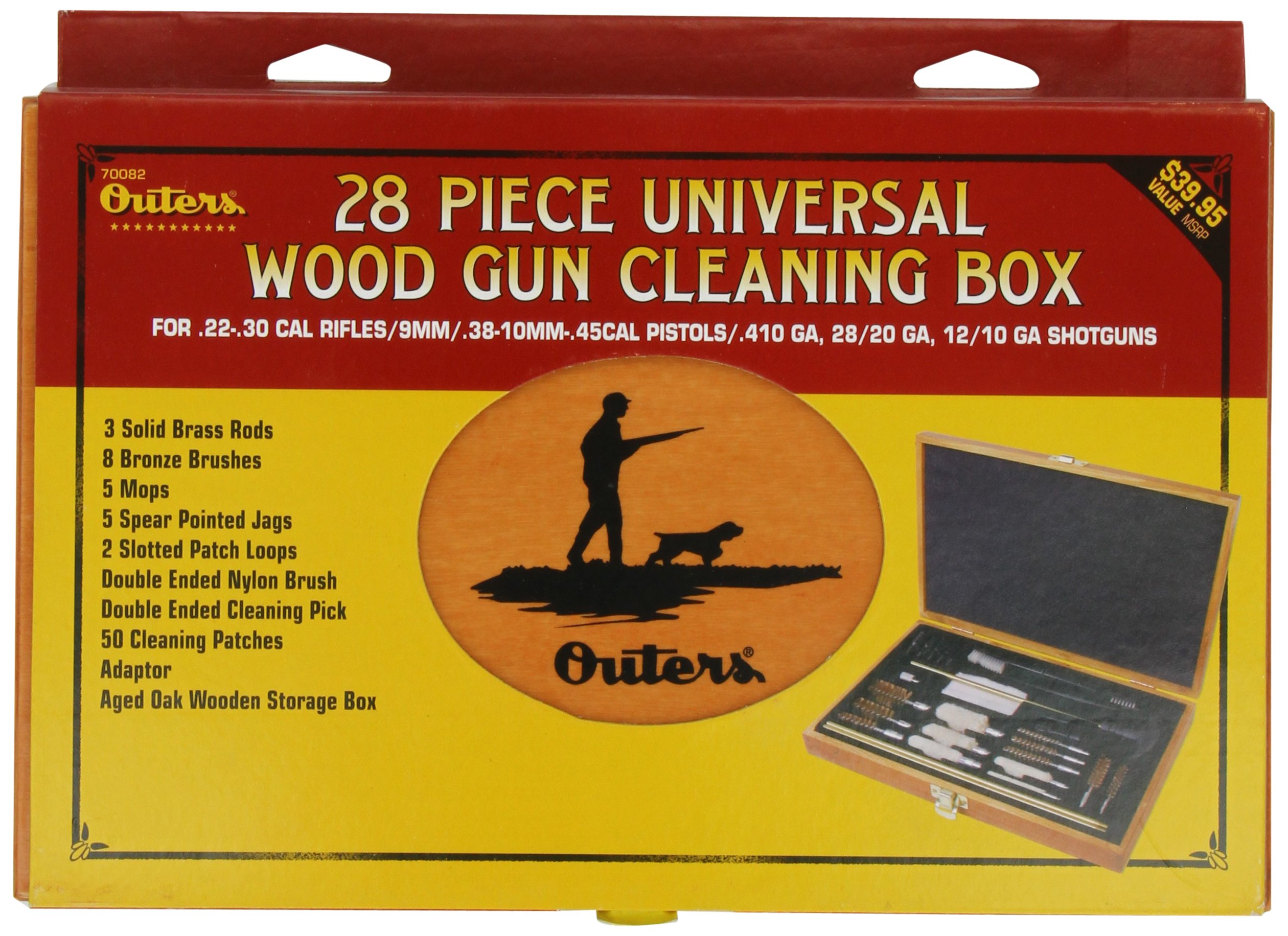 Outers 28 Piece Gun Cleaning Box - Kelvin's Taxidermy & Gun Shop